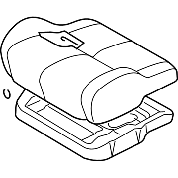 Mopar MN121328YB Front Seat Cushion