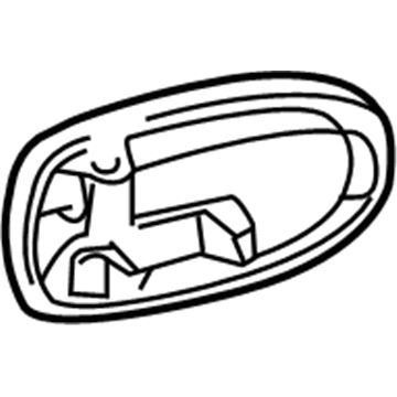 GM 10322230 Handle Asm-Rear Side Door Outside *Black