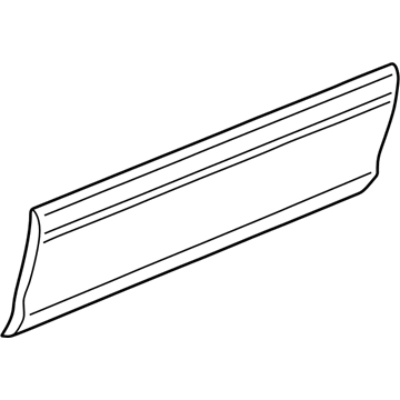 Lexus 75732-48900-J2 Moulding, Front Door, Outside LH