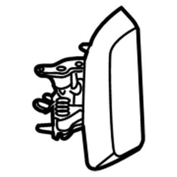 Nissan 82607-7S002 Rear Door Outside Handle Assembly Left