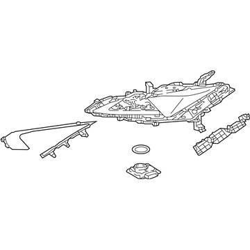 Lexus 81145-11150 UNIT, HEADLAMP W/GAS