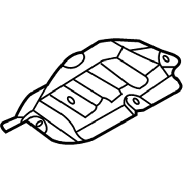 Hyundai 28791-4D000 Panel-Heat Protector, Front