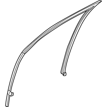 Infiniti 80331-2Y013 Glass Run Rubber-Front Door LH