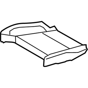 BMW 52-10-7-292-791 Padded Section, Comfort Seat, A/C Leather