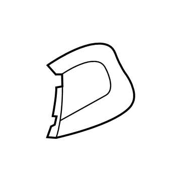 Hyundai 87641-N9000 HOUSING SIDE COVER-O/S MRR, RH