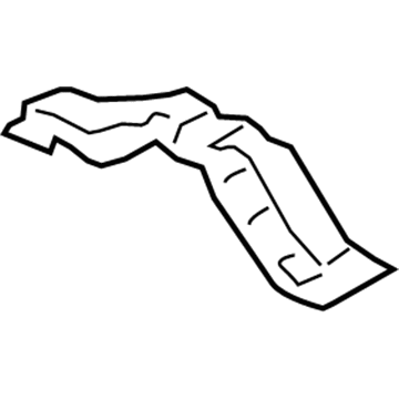 Hyundai 65113-0Q000 Bracket-Muffler Hanger Mounting, Front