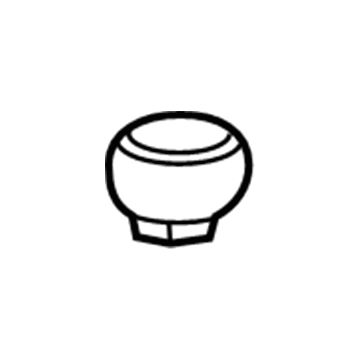 Honda 54102-TR0-L03ZA Knob, Change Lever *NH571L* (BRIGHT SILVER)