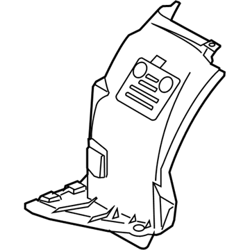 BMW 51-71-7-172-500 Cover, Bottom Right