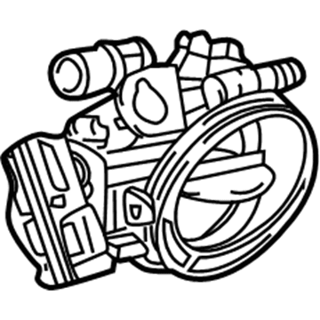 BMW 13-54-1-748-840 Secondary Throttle Body