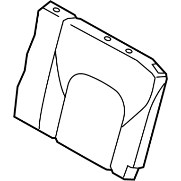 Nissan 89670-5ZM1B Trim Assembly-3RD Seat Back, LH