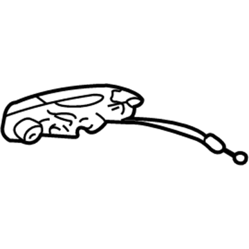 Toyota 69230-08010-E0 Handle, Outside