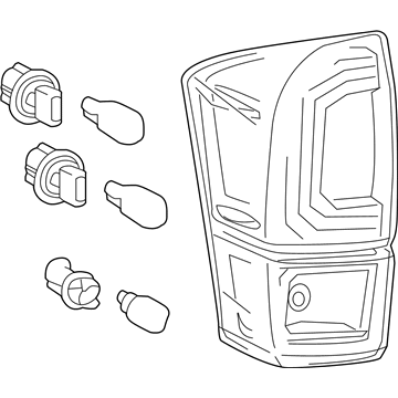 Toyota 81550-04220 Tail Lamp Assembly