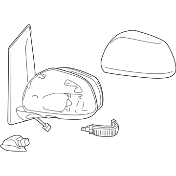 Toyota 87910-08122-F0 Mirror Assembly