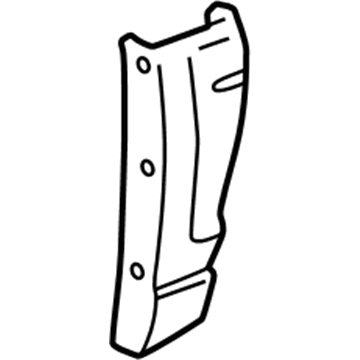 Lexus 75611-48010-D3 Moulding, Front Fender, Outside RH