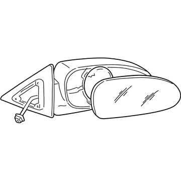Hyundai 87606-38310 Mirror Assembly-Outside Rear View, RH