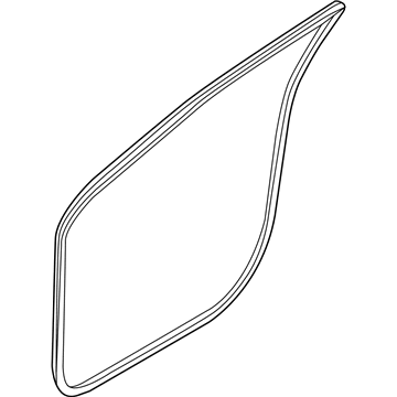 Hyundai 82110-A5000 Weatherstrip-Front Door Body Side LH