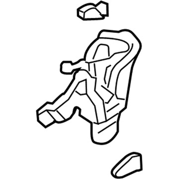 Toyota 69306-02050 Rear Door Lock Assembly, Left