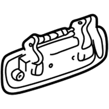 Lexus 69240-33040-A2 Rear Door Outside Handle Assembly, Left