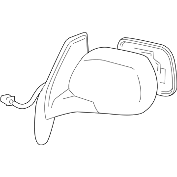 Lexus 87940-48230-A0 Mirror Assy, Outer Rear View, LH