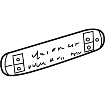 Mopar 5127376AA Air Conditioner And Heater Control Switch