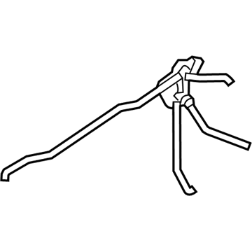 Nissan 82506-7Z000 Rod-Rear Door Inside Handle, RH