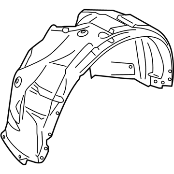 Ford FA1Z-16103-A Fender Liner