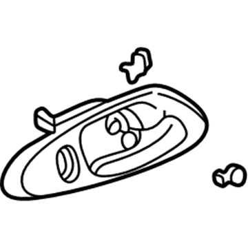 Honda 72125-S82-A01ZC Case, Right Front Inside (Mild Beige)