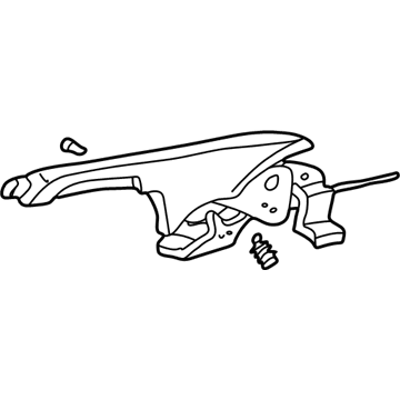 Honda 47105-S3Y-033ZB Lever Assy., Parking Brake *YR233L* (TITANIUM)