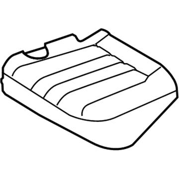 Hyundai 89100-3NAA0-WIR Cushion Assembly-Rear Seat, LH