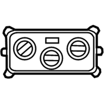 Mopar 55111955AC Air Conditioner Control Head Unit