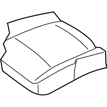 Nissan 87370-3TA0A Trim Assembly - Front Seat Cushion