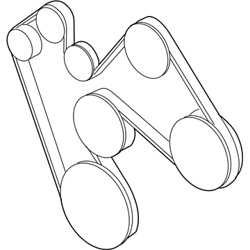 Mopar 53032817AB Belt-SERPENTINE