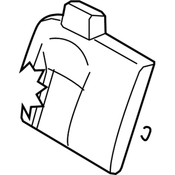 Nissan 88620-JM00A Trim Assy-Rear Seat Back, RH