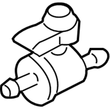 Nissan 14939-EA200 Valve Assy-Evapo, Service Port