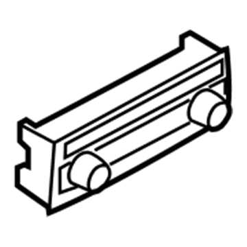 BMW 61-31-9-290-750 A/C Control Panel, Rear Cabin