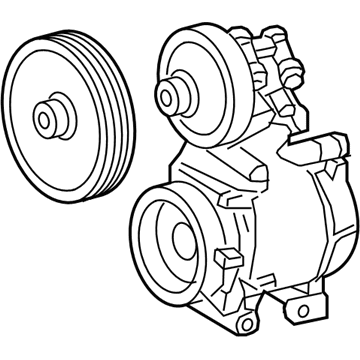 Ford XW4Z-3A674-GBRM Power Steering Pump