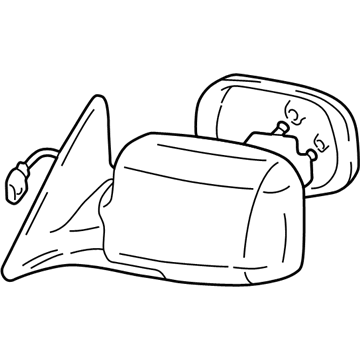Toyota 87910-33150-C0 Mirror Assembly