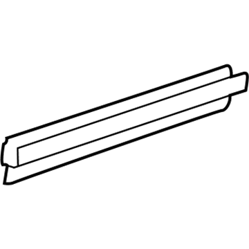 Lexus 75746-30132-J1 Moulding, Rear Door Outside, Lower LH