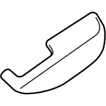 Nissan 80941-9CL1A Front Door Armrest, Driver Side