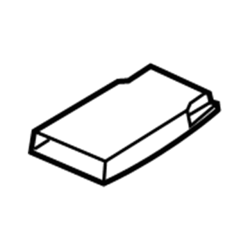 BMW 52-20-6-970-778 ARMREST IN VINYL, FRONT CENT