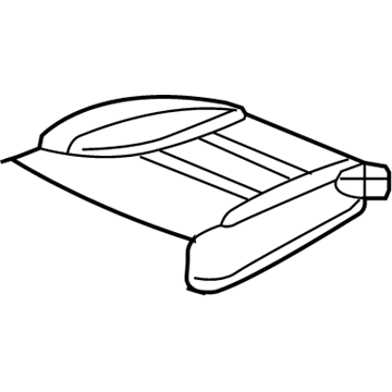 Honda 81531-SHJ-A01ZA Cover, Left Front Seat Cushion Trim (Olive)