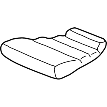 Acura 81535-SL0-G31ZF Main Cushion, Left Front Seat (Platinum White) (Leather)