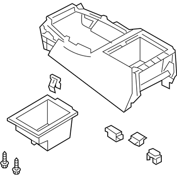 Nissan 96911-5ZW0A Body-Console