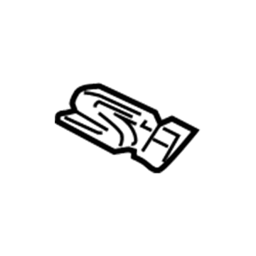 Honda 75723-S5T-A01 Emblem, Rear (Si)