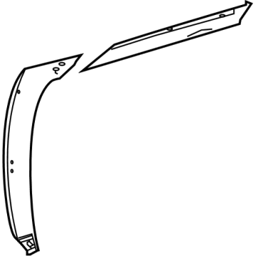 Lexus 67111-F6010 PANEL, FR DOOR, OUTS