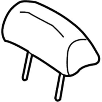 Kia 897053E001CF5 Headrest Assembly-Rear Center