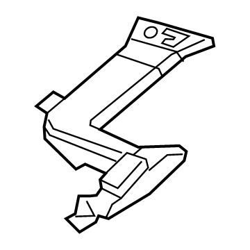 Mopar 68253894AB Duct-Floor