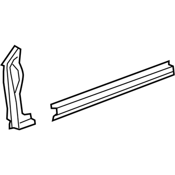 Honda 63530-SWA-305ZZ Stiffener Set, L. FR. Pillar