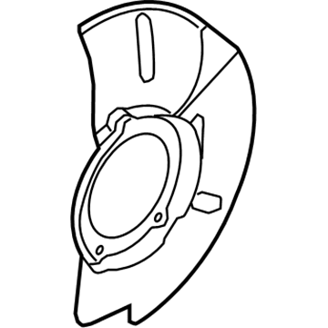 Kia 517552S550DS Cover-Front Brake Disc