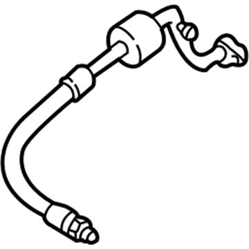 Nissan 92480-2W601 Hose-Flexible, Low